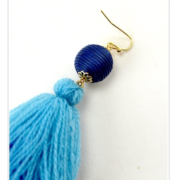 Cape Verde tassel drop earrings - Picture 3 of 3